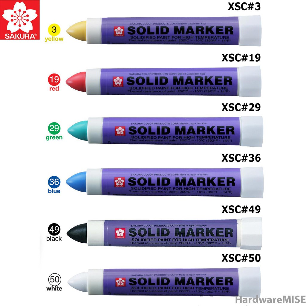{振昌文具}現貨 日本 櫻花 SAKURA SOLID MARKER工業蠟筆 工業用筆 耐高溫 油漆筆 XSC 高溫筆