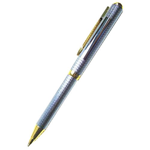 {振昌文具}白金 BDC-500 雕花 亮鉻 亮銀金屬 迷你伸縮原子筆 攜帶式