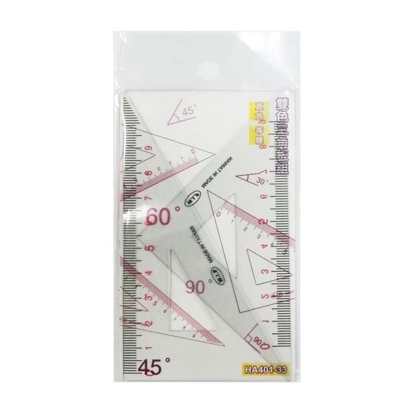 {振昌文具}【W.I.P】HA401-33 軟式雙三角板組(2入)