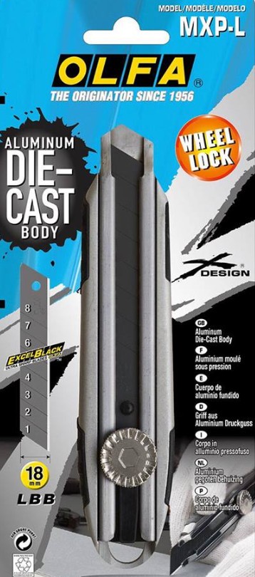 {振昌文具}OLFA  MXP-L型限量壓鑄鋁合金超強握把大型美工刀/支
